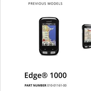 Garmin Edge 1000 Bike Computer/GPS